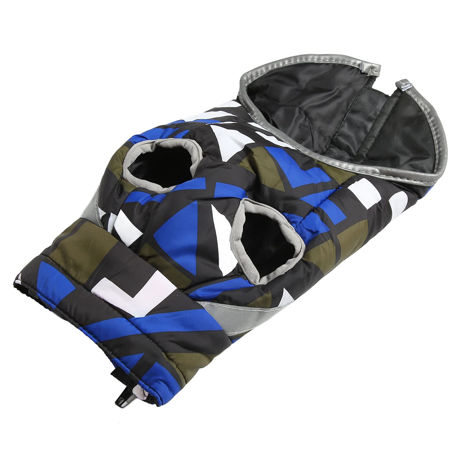 Muiltvoe Dog Winter Jacket, Reflective Warm Coat for Medium Large Dogs with Vibrant Colors, Soft Polyester PP Cotton, Loose Collar Design for Yorkshire Husky Golden Retriever (3XL)
