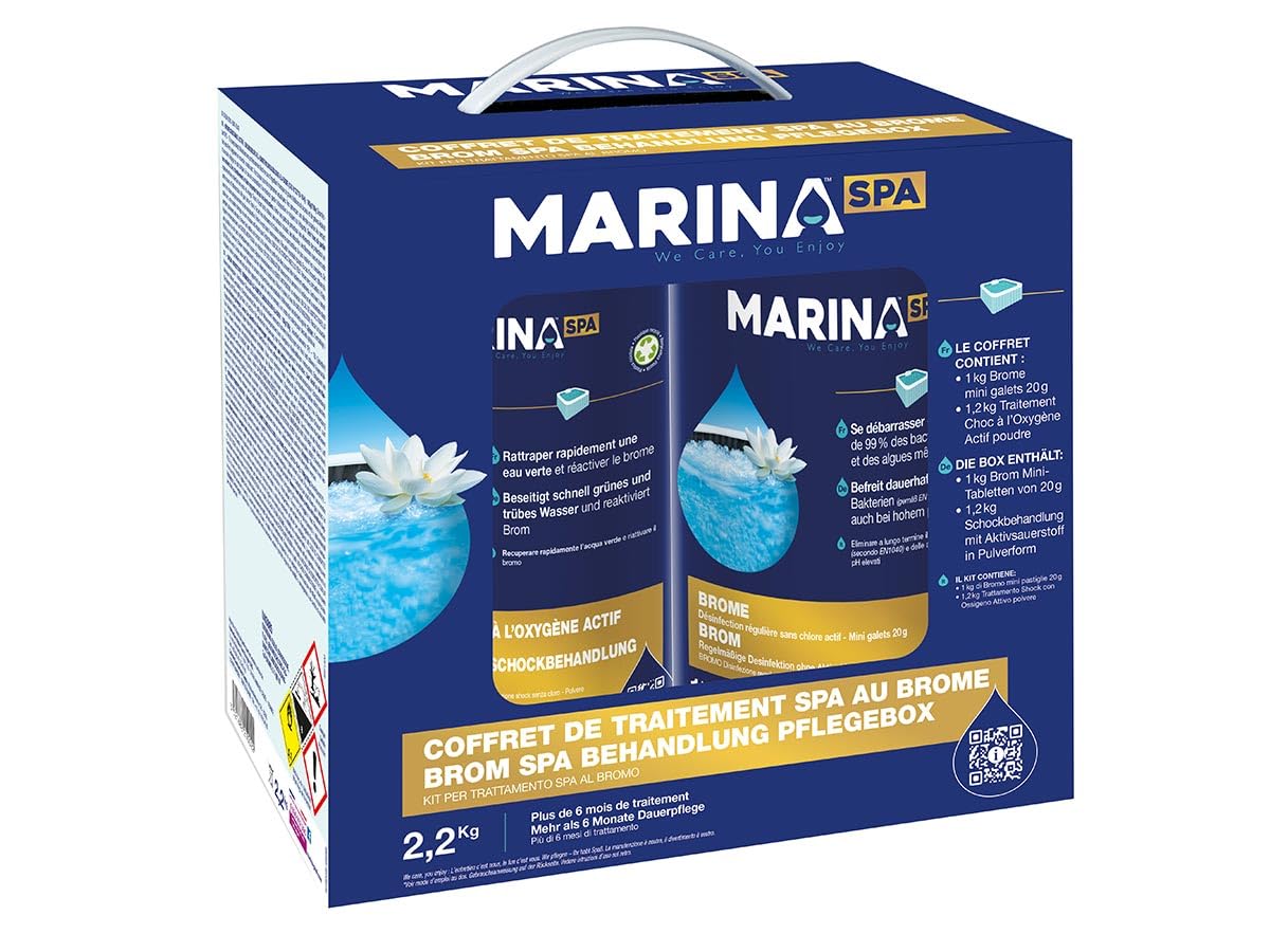 Marina Spa - Coffret Traitement Complet au Brome 2,2 kg