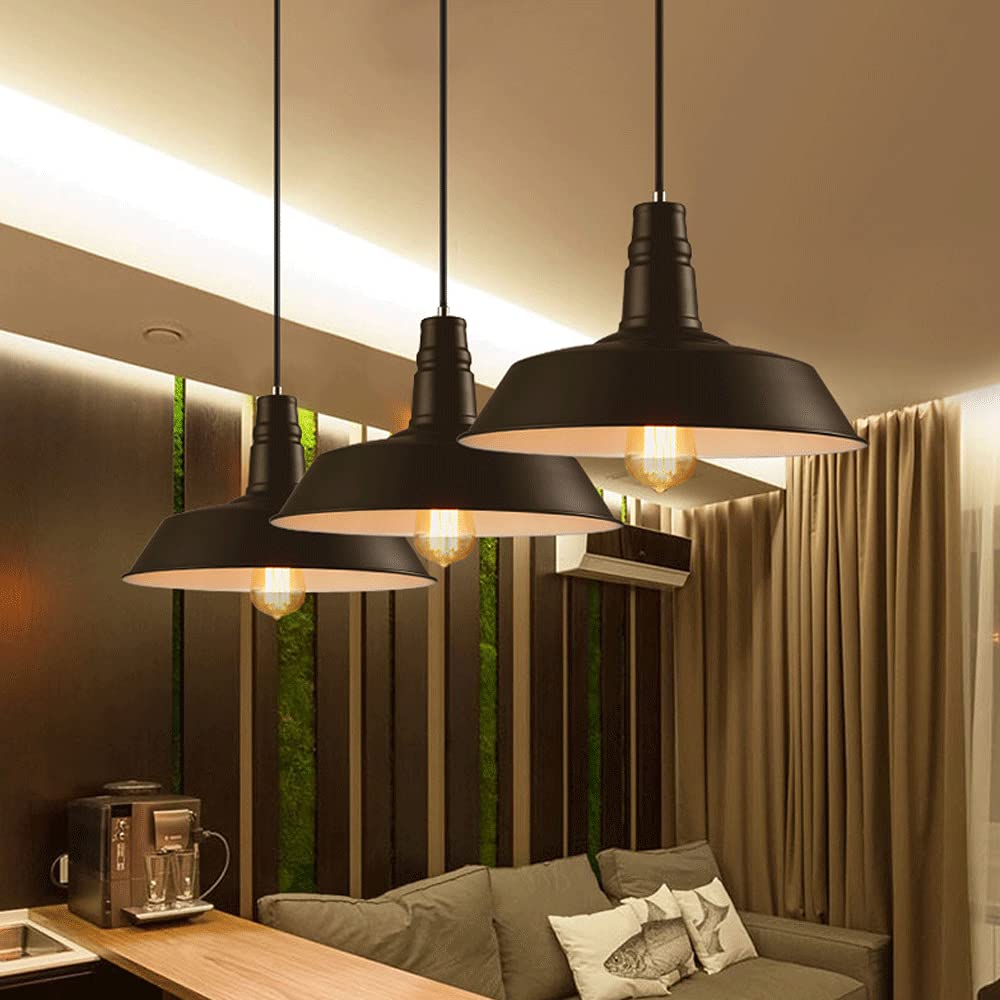 Lampa wisząca Vintage lampa wisząca Nordic lampy sufitowe Regulowany metal do salonu Wyspa kuchenna Hotel Warehouse Farmhouse Light