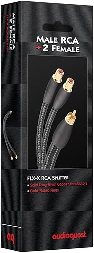 Miniatura 2 de AudioQuest Divisor en Y un cable RCA macho a dos RCA hembra de 6 pulgadas (6.0 in)