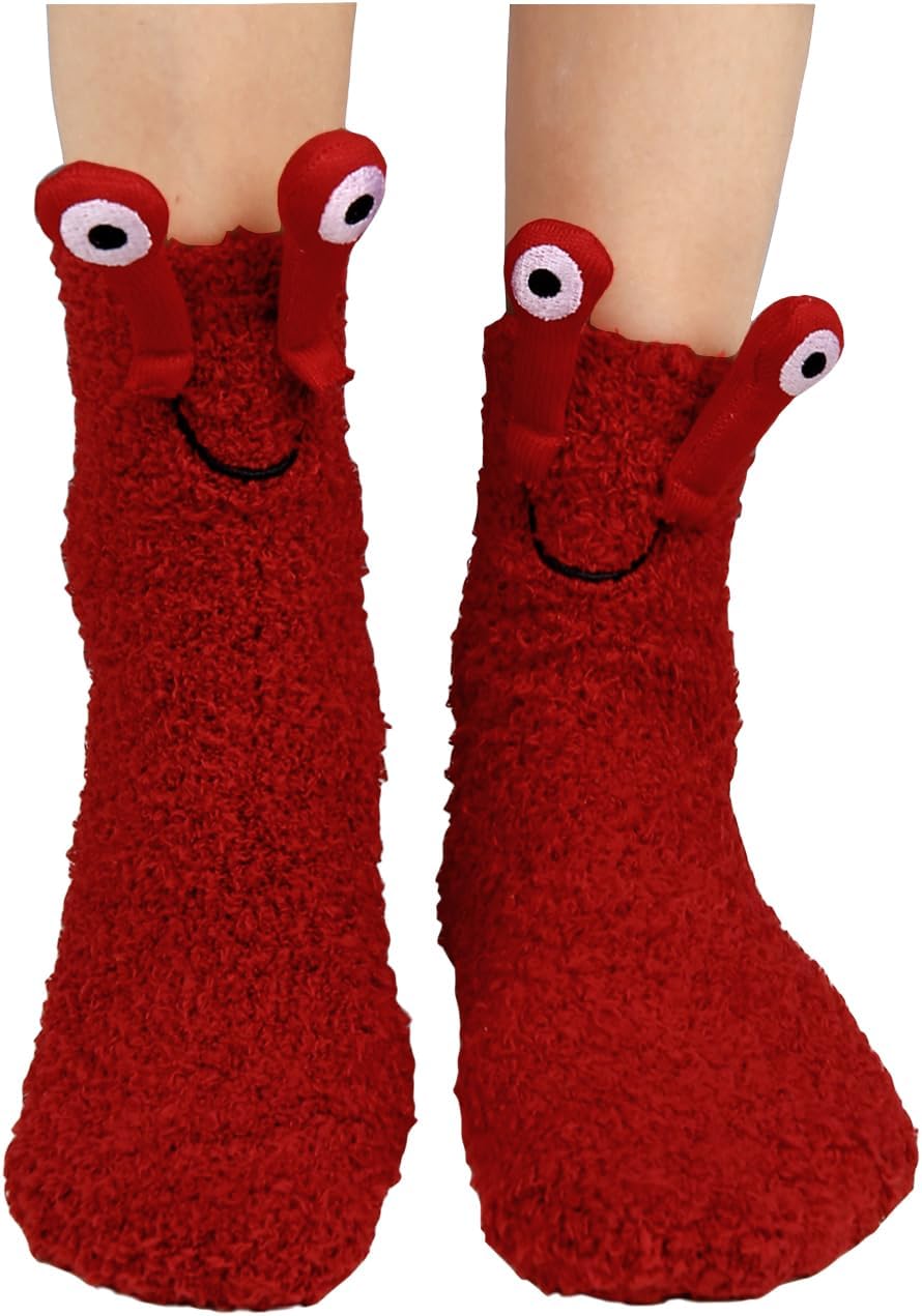 Benefeet Sox Womens Girls Fuzzy Socks with Grips Soft Fluffy Slipper Socks Cute Cozy Winter Socks Christmas Halloween Gifts - Image 7
