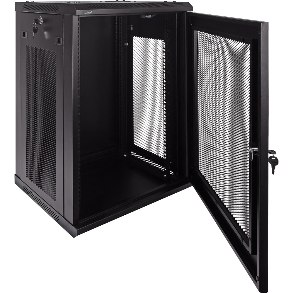 インド キャビネット Amazon.co.jp: Navepoint 15U デラックス IT 壁掛け キャビネット