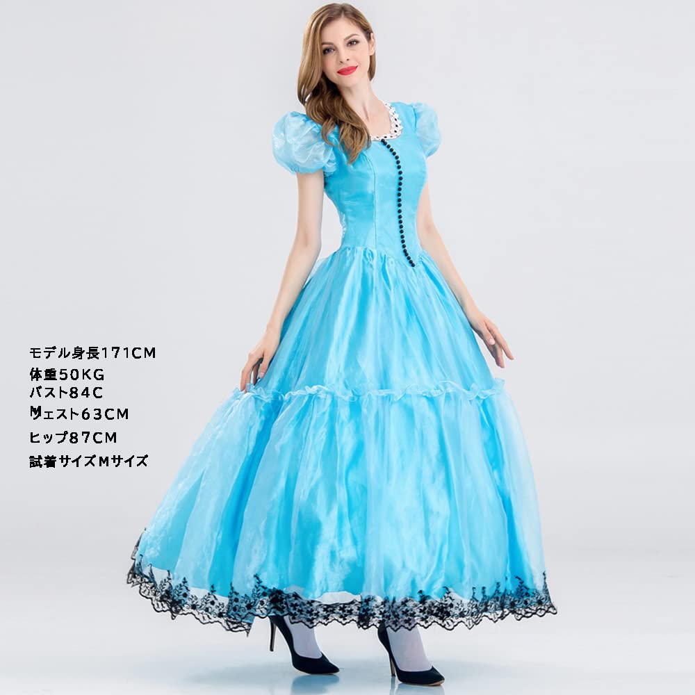 Amazon.co.jp: SCLYX アリスインワンダーランド アリスドレス