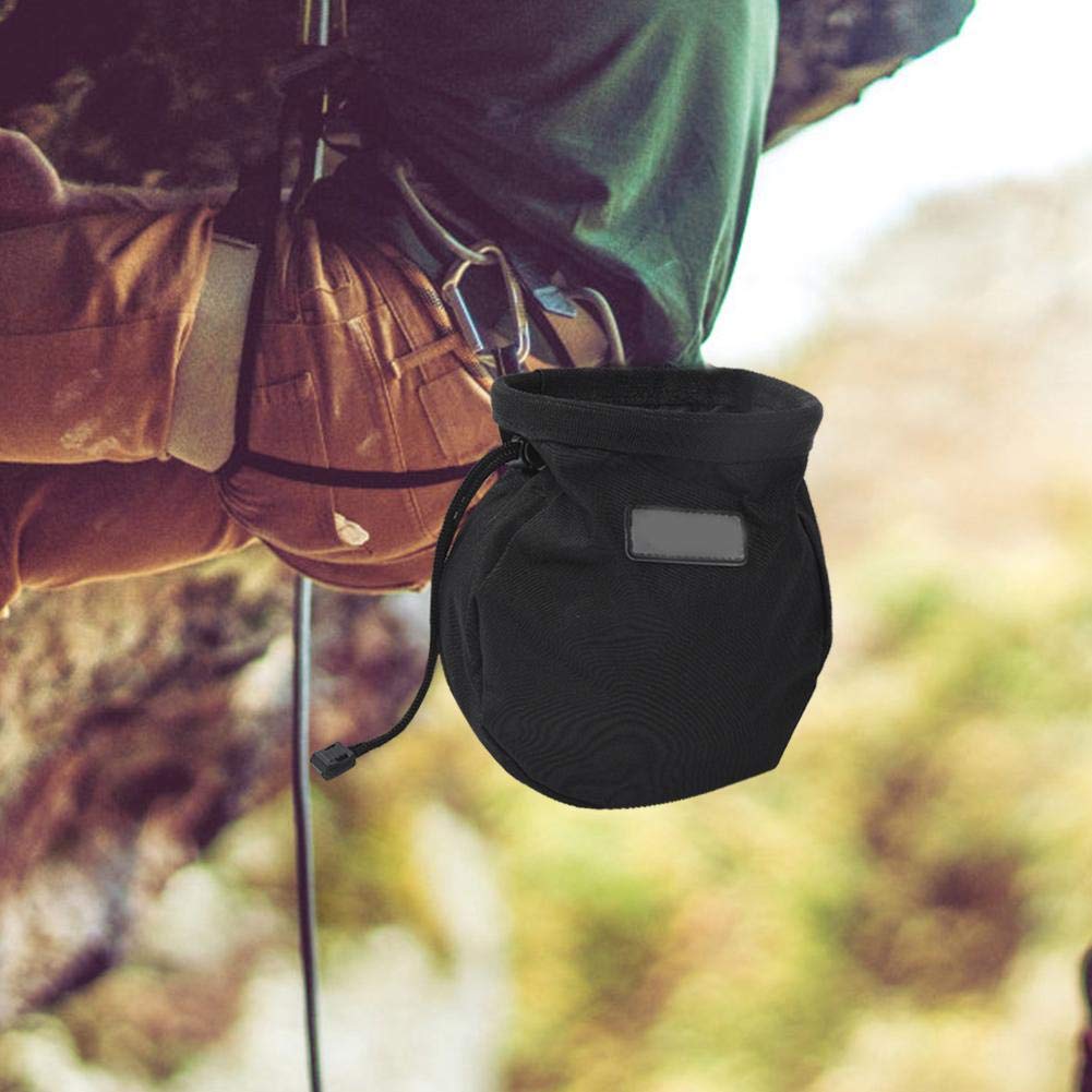 Alomejor Mochila Escalada Bolsa Magnesio Tela Oxford Gran Capacidad Resistente Cremallera Correa Ajustable