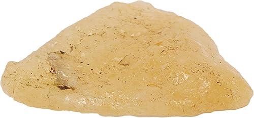 GEMHUB Cristal curativo de jade amarillo natural certificado de 83.5 quilates para decoración y otros usos, M, Gema, Jade birmano