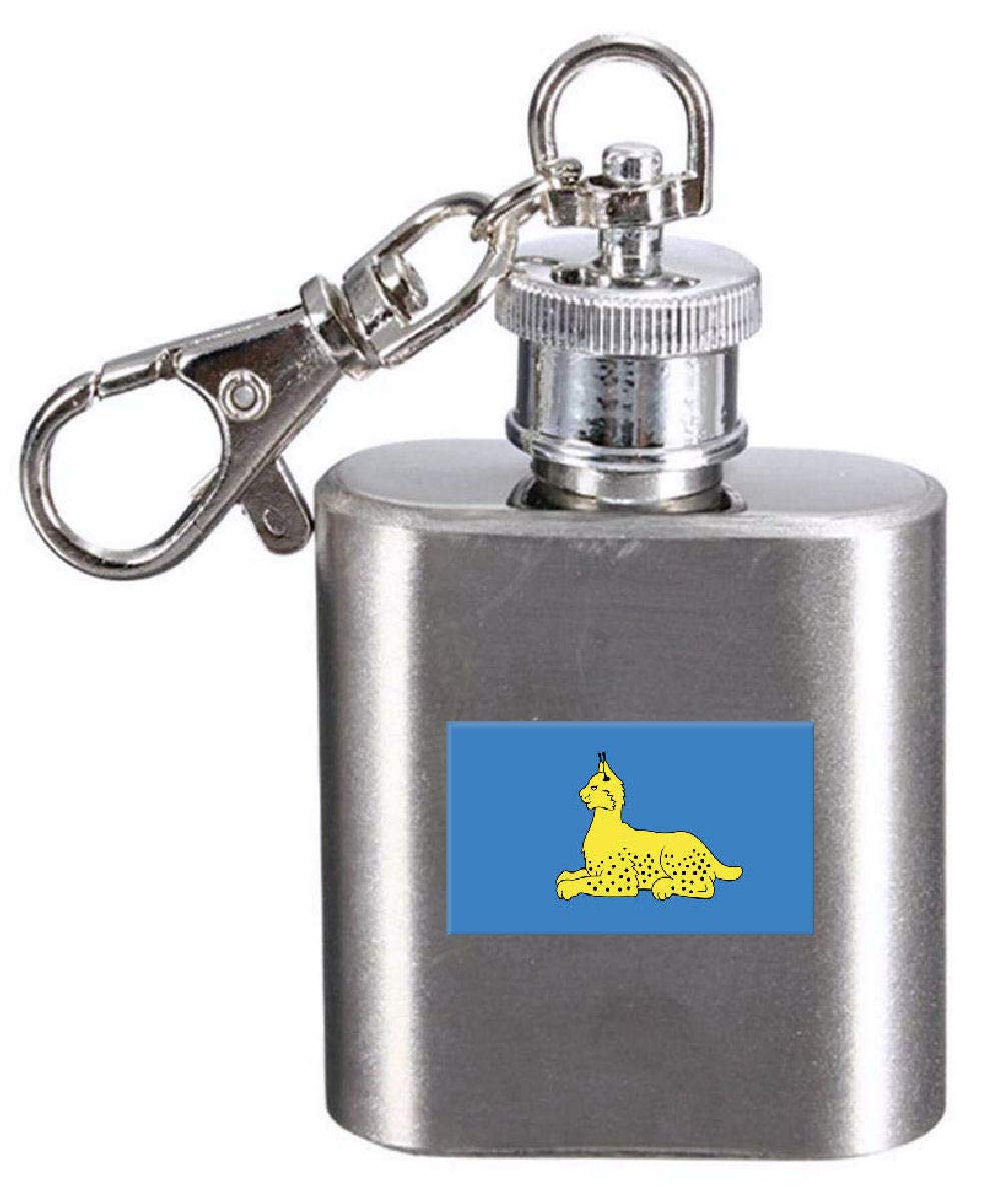 Flasque porte-clés Biélorussie gravure laser de précision acier durable