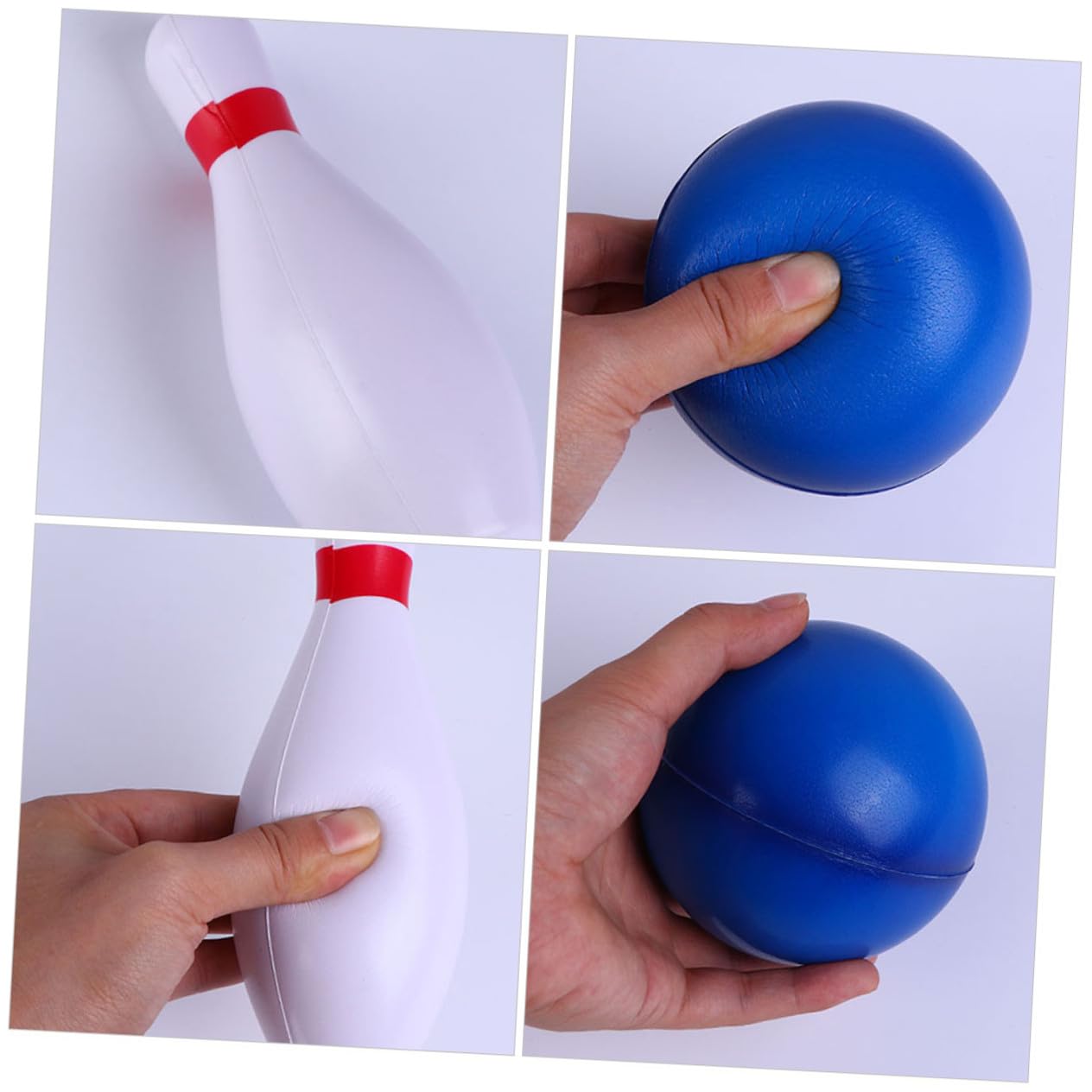 UKCOCO Juguete de Bolos de PU 1 Juego para Interior y Exterior