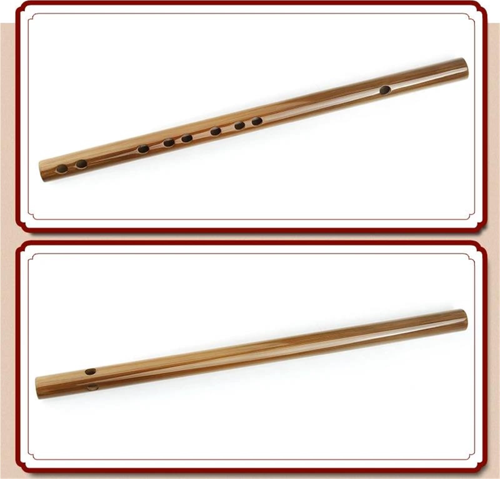 Flûte courte portable en bambou Fengmu accordage en sol instrument pour débutants Débutants Flûte Bambou