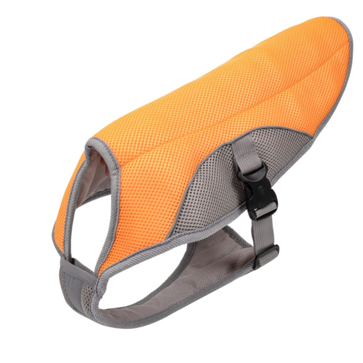 Kisangel Gilet Rafraîchissant pour Chien Respirant Et Confortable Manteau Rafraîchissant pour Chiot Orange