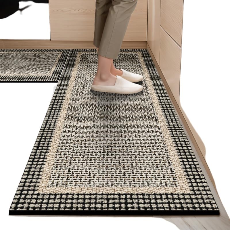 Tapis de couloir de cuisine antidérapant idéal pour sécuriser l'entrée et la buanderie