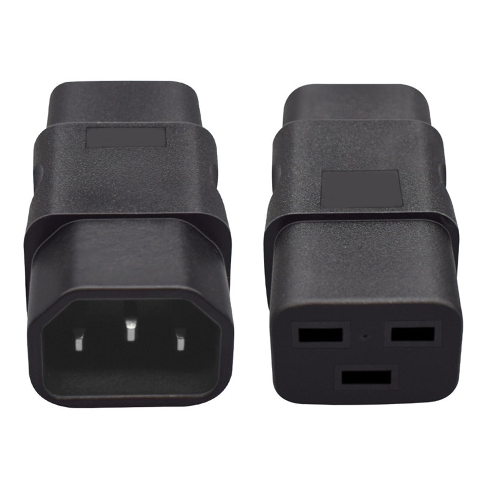 Convertitore di alimentazione IEC C14 a C19 adattatore, 10A maschio a 16A femmina connettore elettrico in PVC per elettronica