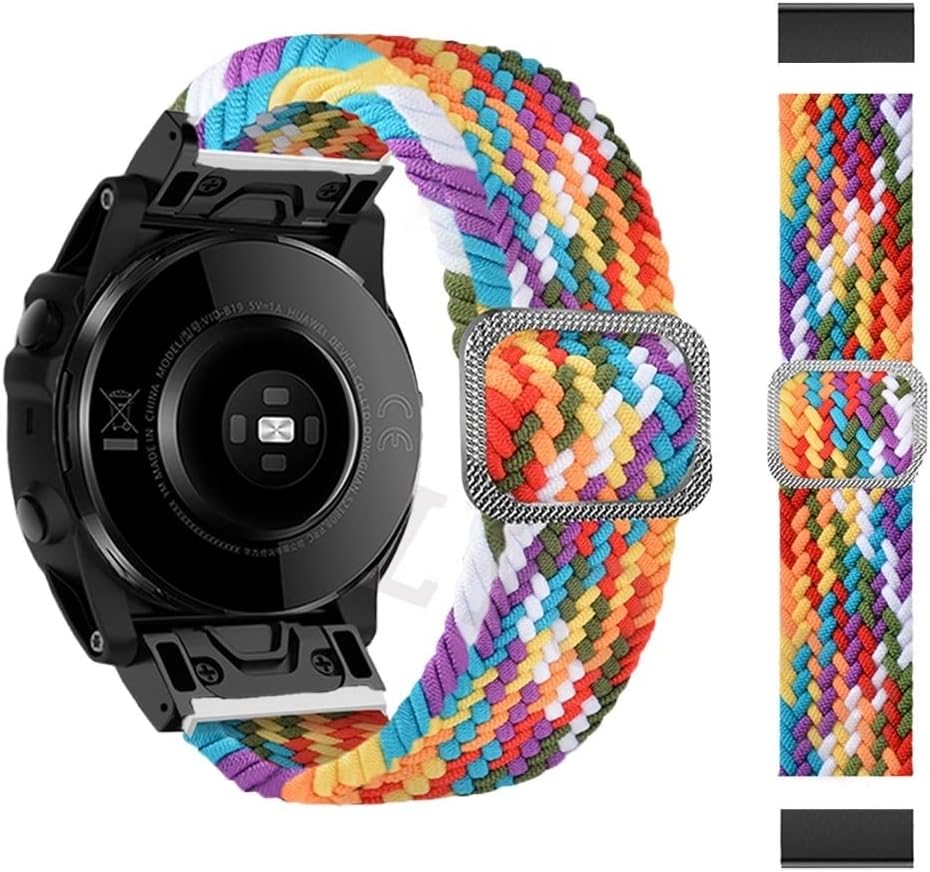 22mm 26mm Watch Strap for 5 5X Plus 6X Pro 3 HR Sapphire Fenix 7 7X Nylon Smartwatch Wrist Band Bracelet