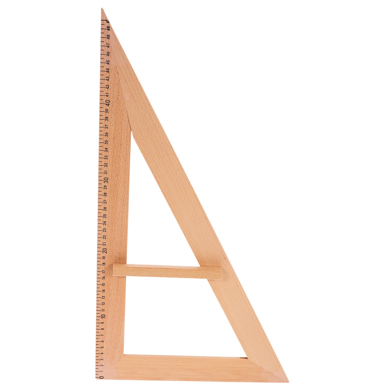 Tofficu 3stücke Holz-messwerkzeug Geometrie-dreieck Für Lehrer Und Schüler Präzises Messlineal Aus Hartholz Für Unterricht Und Kreative Projekte
