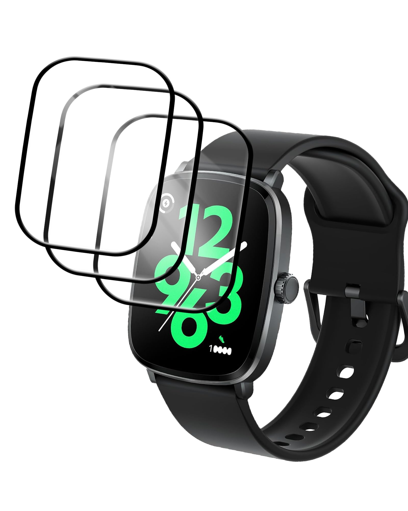 BOVUGAC [3 Pack] for HAYLOU RS5 Smart Watch Screen Protector, Flexible PMMA Film Compatible with RS5 Smartwatch,Anti-Scratch Ultra-Thin