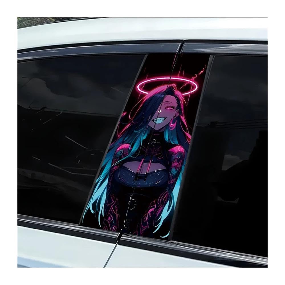 Film vinyle pour pilier B de voiture protection sticker fille