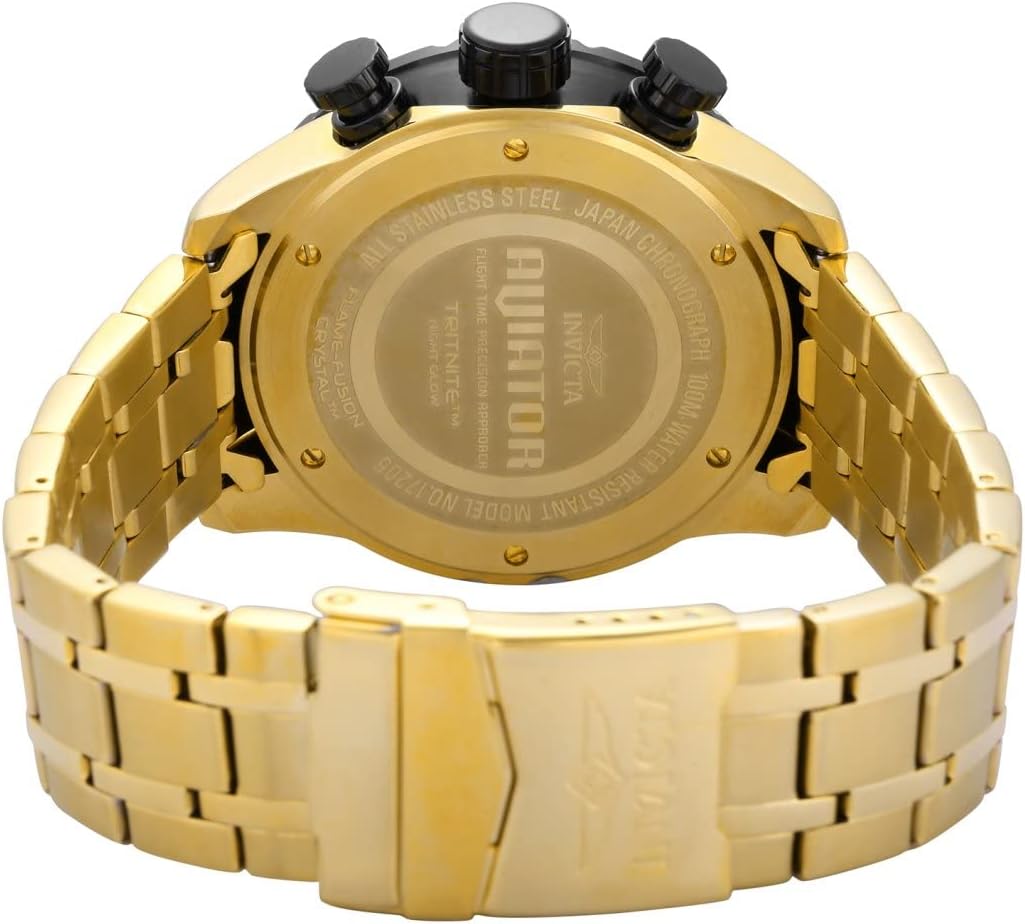 Invicta Men's Aviator Analog Display Japanese Quartz Watch - Image 5