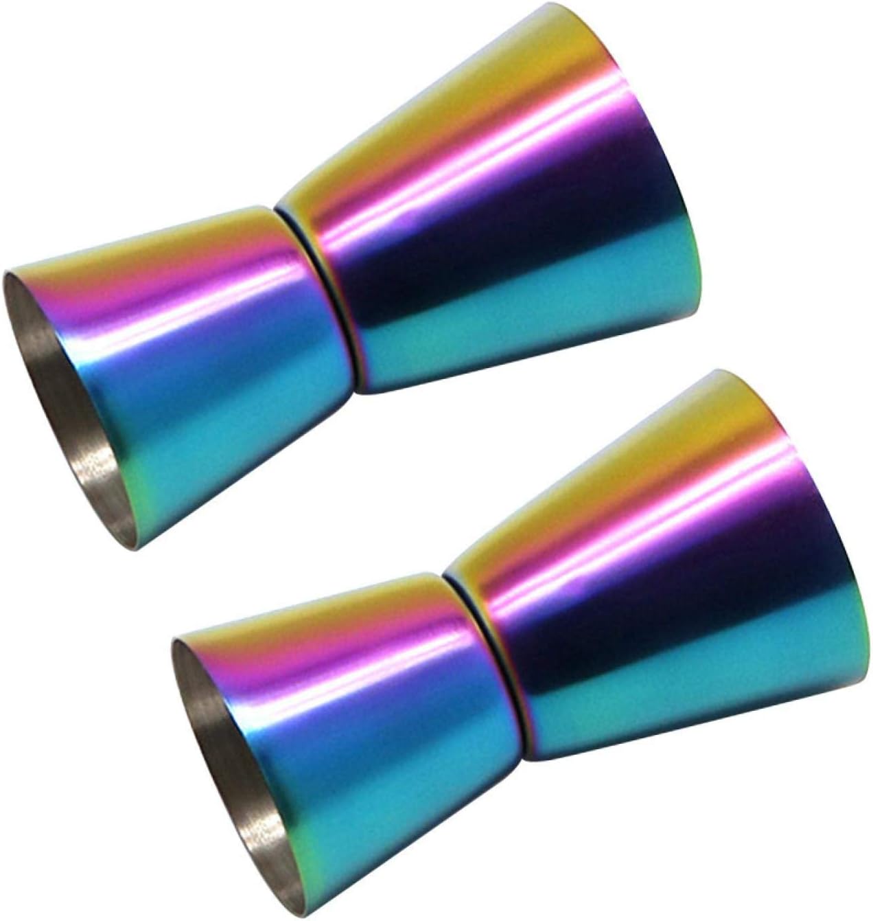 2pcs Double Cocktail Jigger, Japanese Style Bar Measuring Jigger