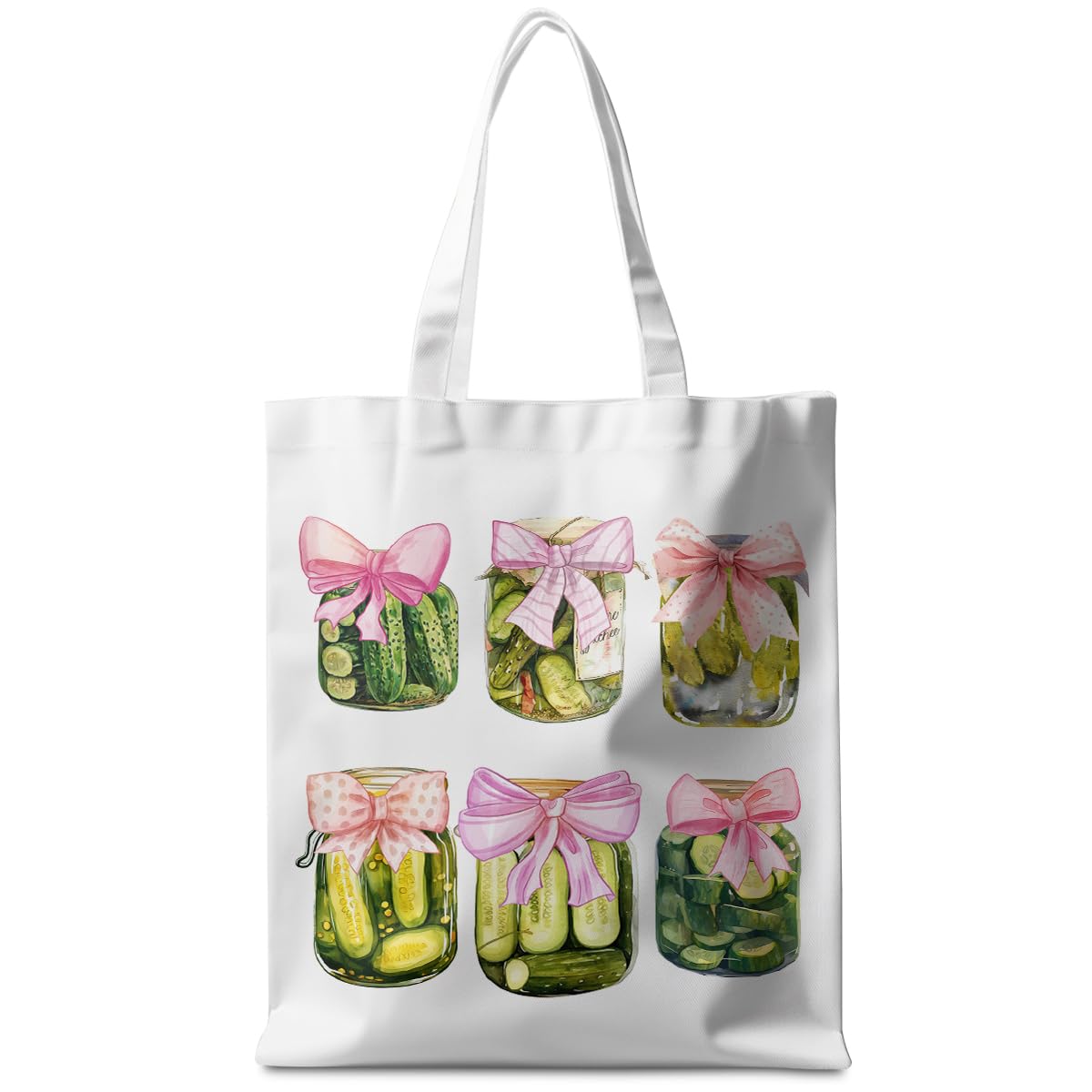 CSHVJ Halloween Stuff Skull Ghost Tote Bag Cat Lover Gifts for Fall Reusable Grocery Bags Wildflower Cute Tote