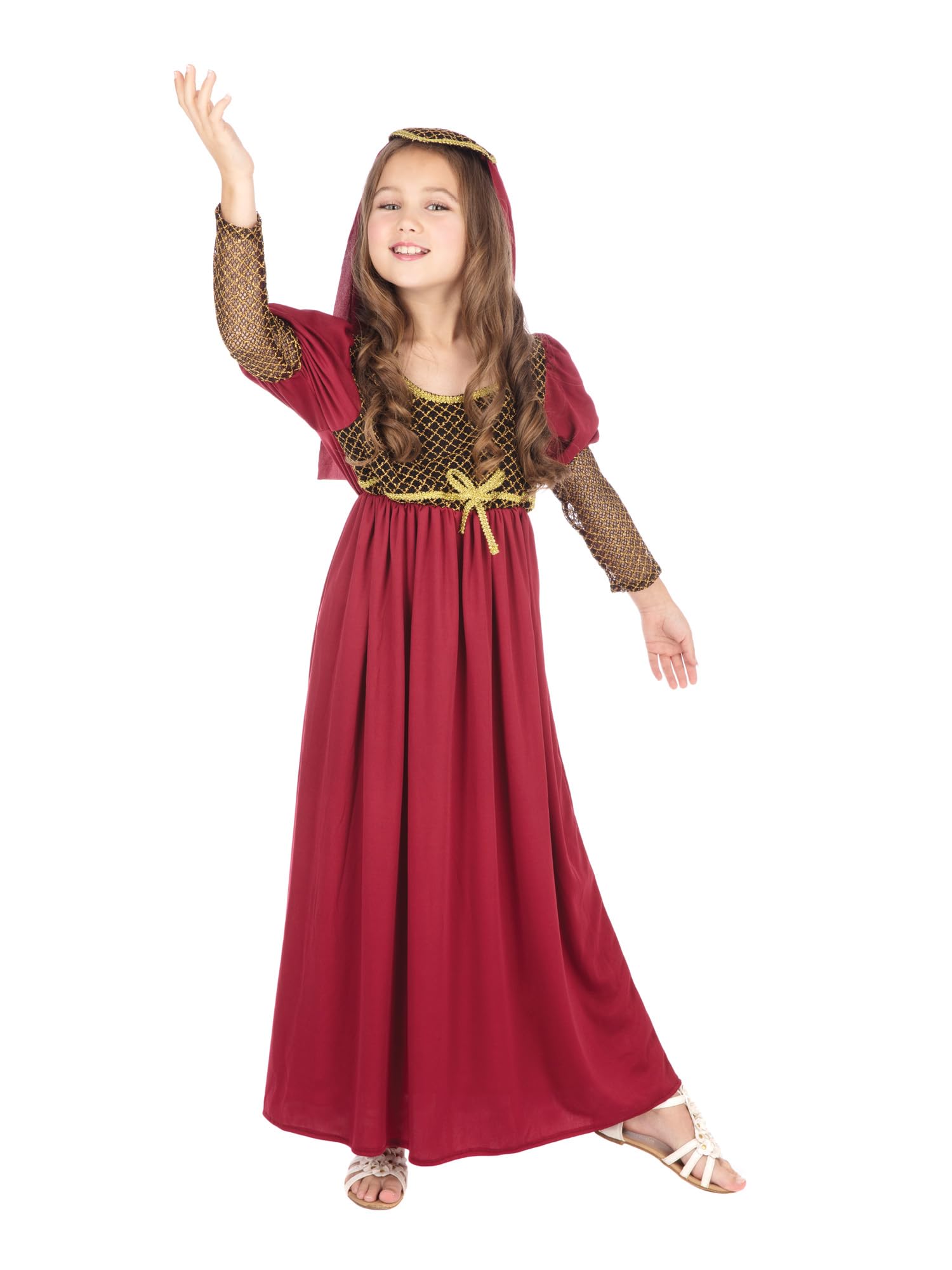 Bristol Novelty Juliet Costume Medium Child Girl, Medium Halloween