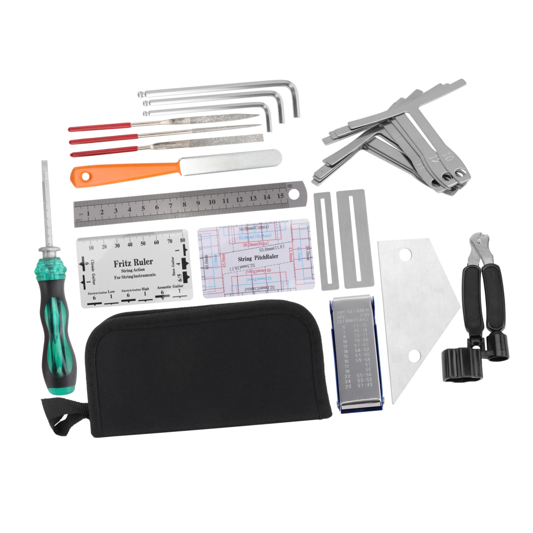 TOYANDONA Strumenti per Riparazione Chitarra Accessori per Chitarra Classica Strumenti per Manutenzione Kit di Attrezzi per Pulizia Musicali