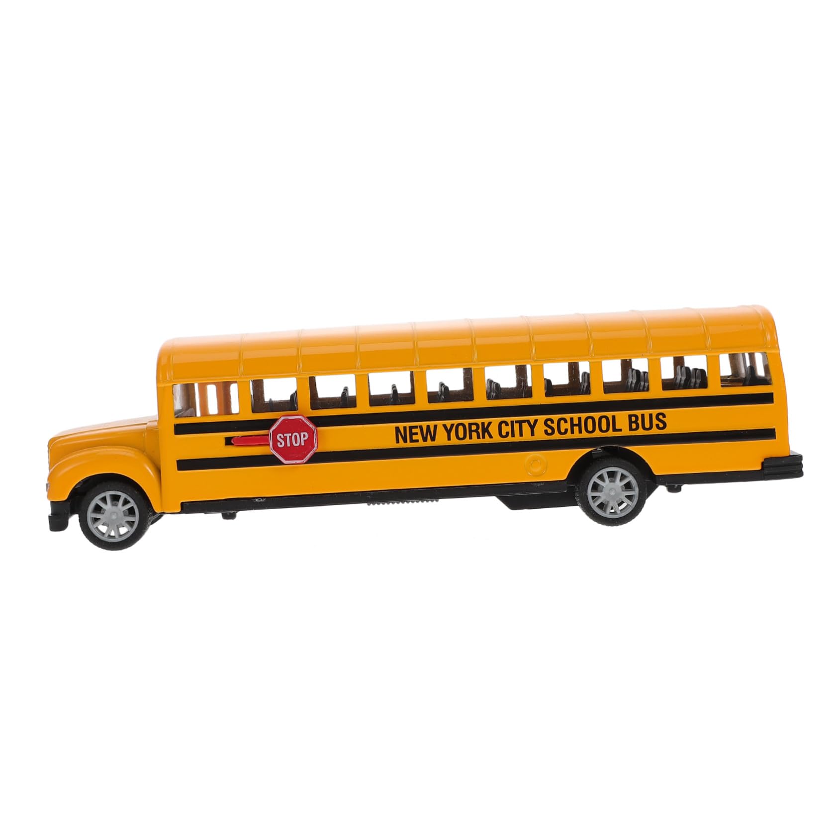 Jouet Bus Scolaire à Friction Lot de 2 en Alliage pour Garçon et Filles