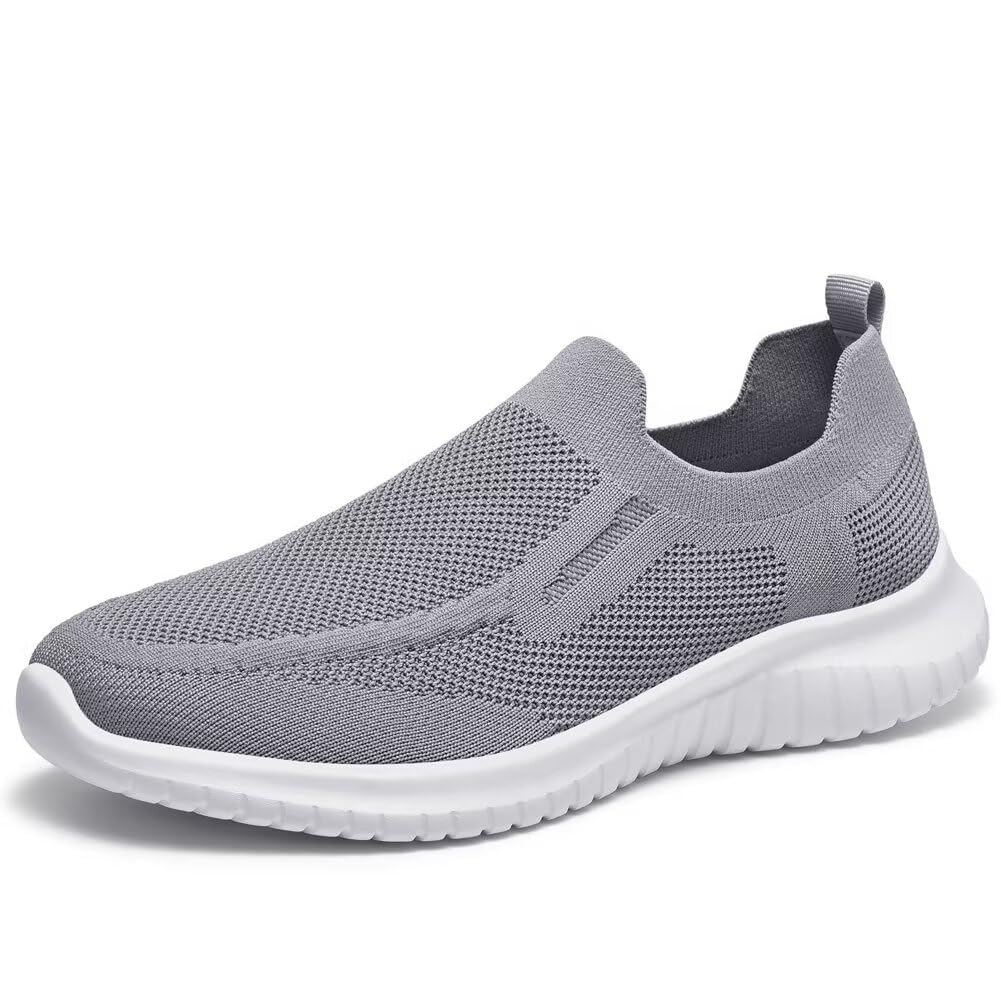 TIOSEBON Herren Slip On Sportschuhe Lässige Tennis Turnschuhe Leicht Laufen Gehen Schuhe