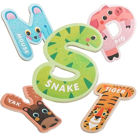 JOCHA Jumbo Magnetic Animal Letters