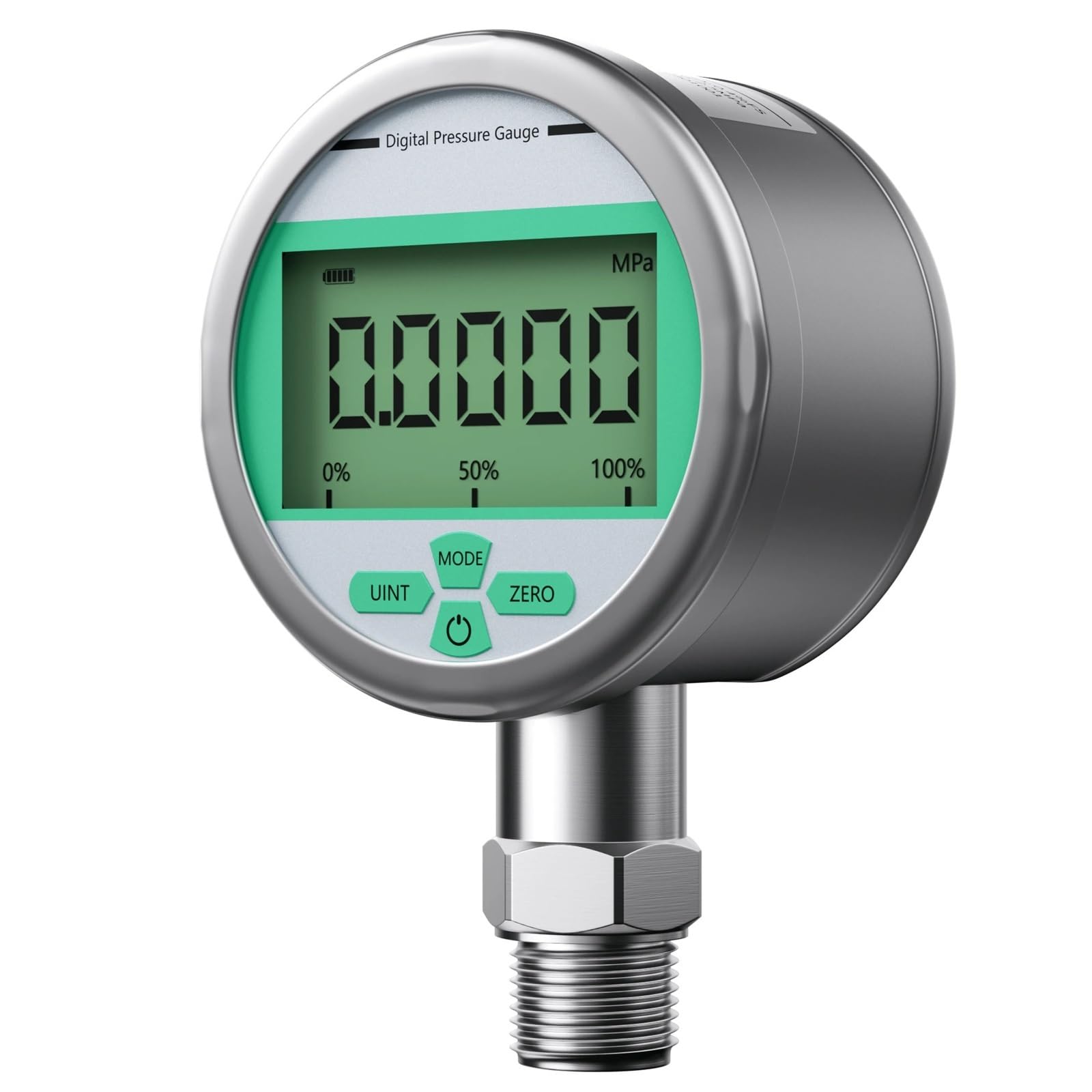 Manómetro digital 400bar 600bar manómetro 1 pieza(0.2G 80mm G1-4,-1-0 bar)