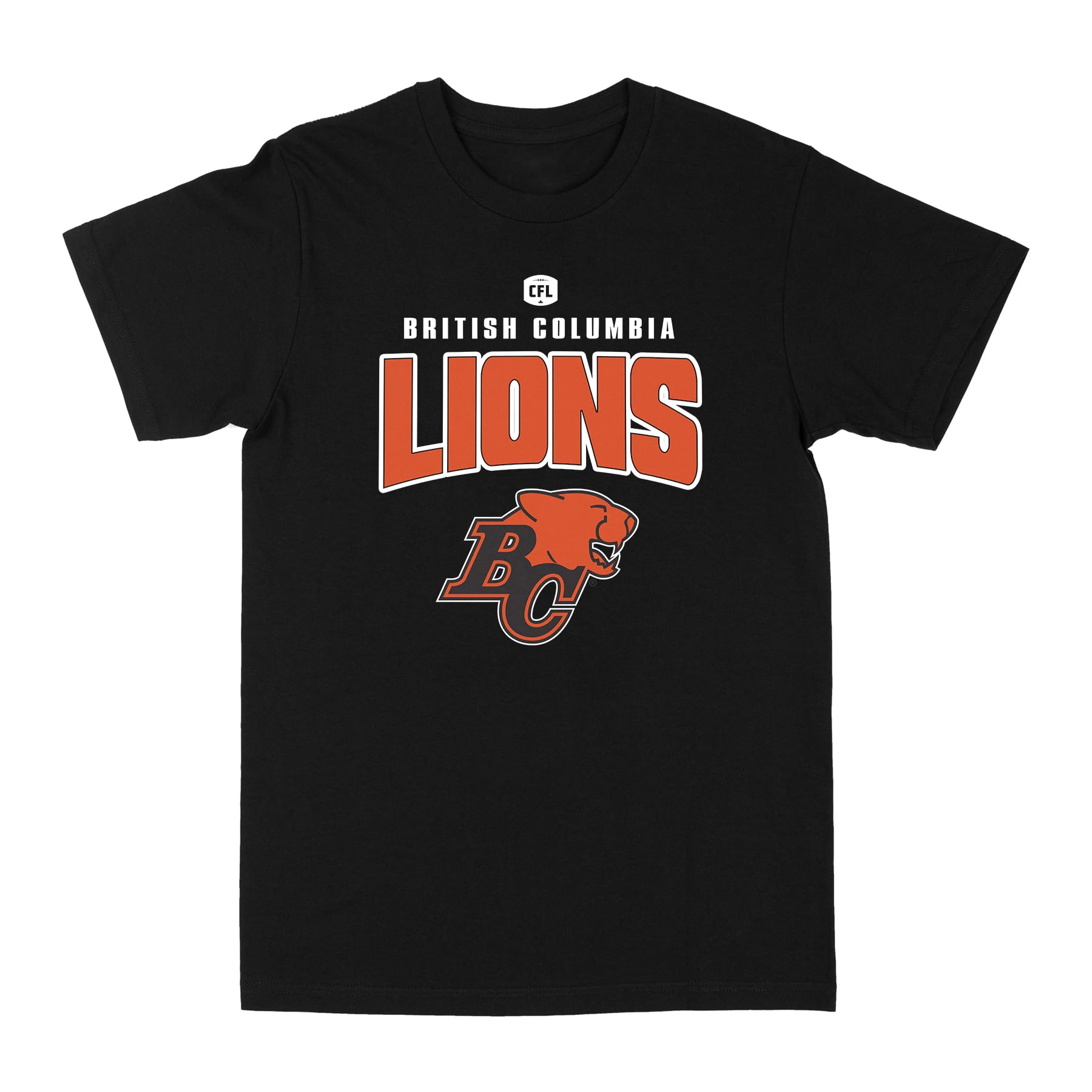 Philcos CFL British Columbia Lions Arc Black T-Shirt