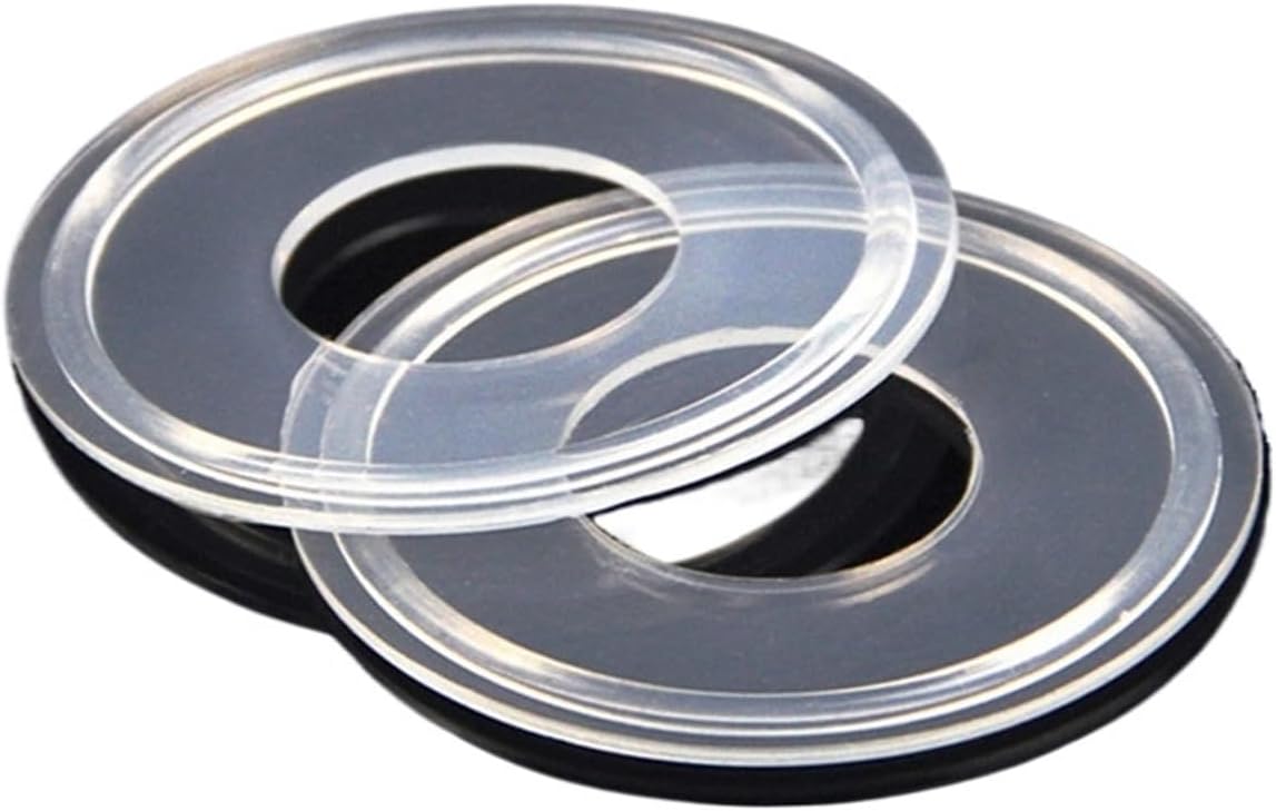 5Pcs Food-Grade Transparent Silicon Gasket - 1/2" to 4" Tri Clamp for Food Processing(219mm-233mm)
