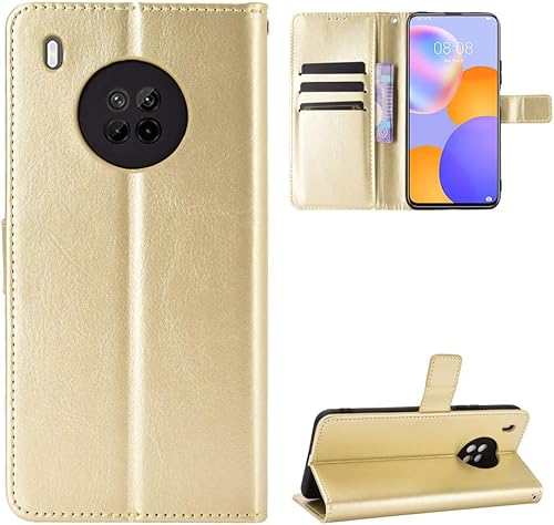 Vista 16 de Funda para Huawei Y9a, Funda de cuero con tapa para Huawei Enjoy 20 Plus 5G FRL-TN00 FRL-AN00a/Y9a FRL-L22 FRL-L23 Funda Marrón