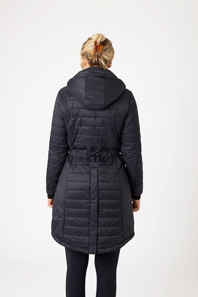 Veste D'équitation Zippée Horze Pour Femme - Noir/gris, Taille US 6, Softshell Respirante, Idéale Sports équestres