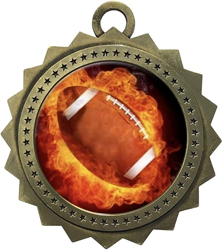 Miniatura 9 de 10 a 100 paquetes de medallas de fútbol estilo EMDC