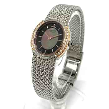 Amazon.co.jp: (Seiko) Seiko 5A70-3000 Diamond Bezel Onyx