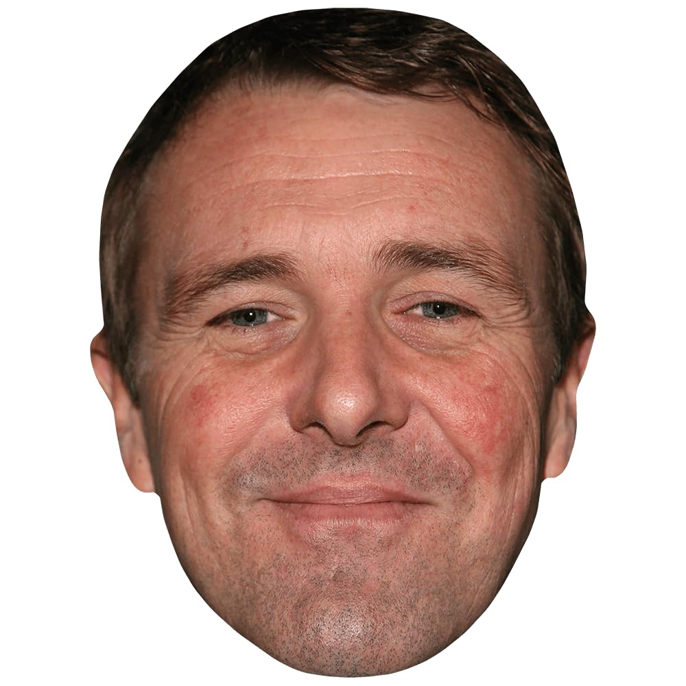 Phil Tufnell (Stubble) Celebrity Mask, Flat Card Face, Fancy Dress Mask