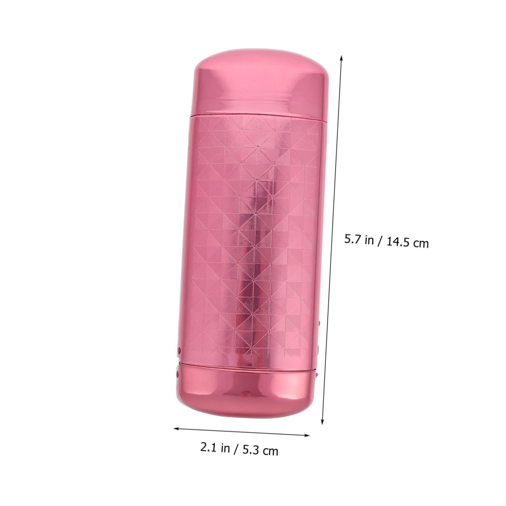 GALPADA Custodia Rigida Per Occhiali Auto Custodia Porta Occhiali Bloccabile Valigia Titolare Attrezzo Penna Custodia Per Occhiali Carina Organizzatore Di Occhiali Alluminio Rosso