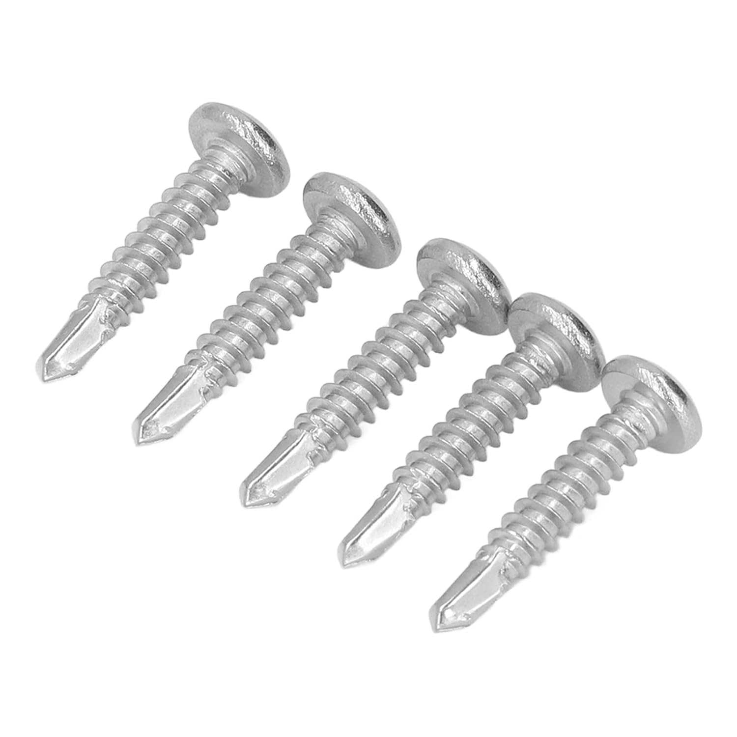 Self Drilling Screw, Rust Proof 304 Stainless Steel Non Slide M4.8x25
