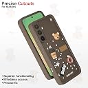 Pikkme Back Cover for Samsung Galaxy A56 5G | Cute Fun Cartoon 3D Bear Silicone Full Body Protection Bumper Case (Brown) gallery image
