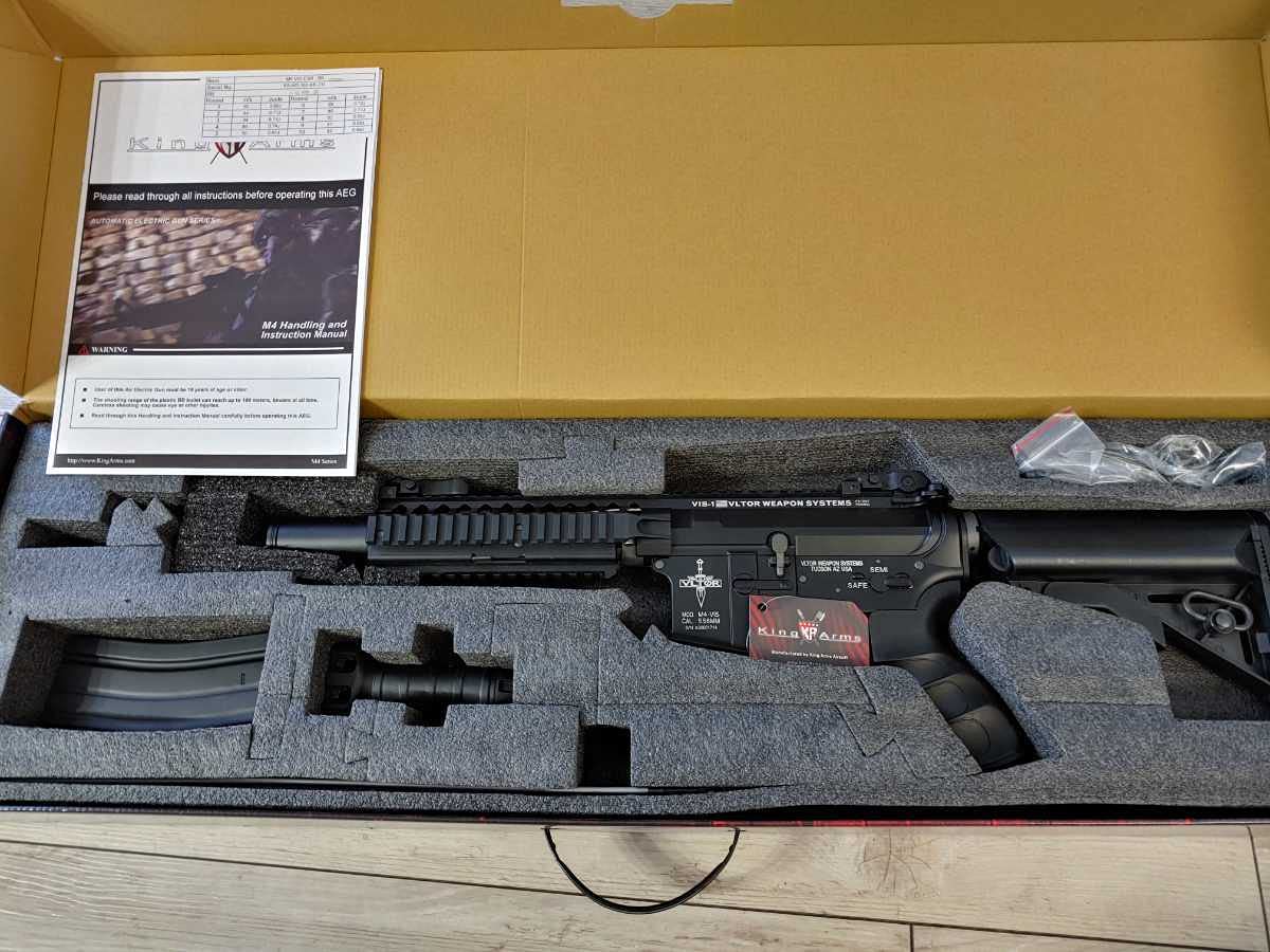 レアかも！電動ガン KING ARMS製 CASV-M VLTOR CQBモデル