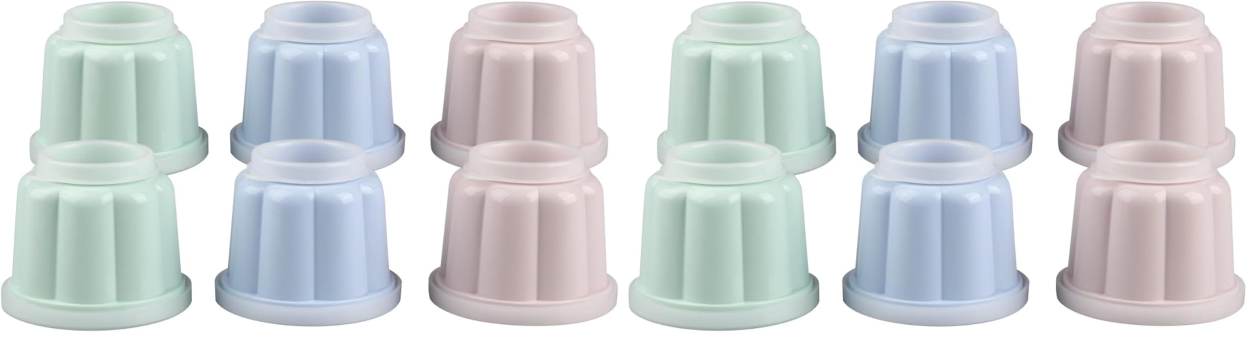 Moldes para postres individuales Dr. Oetker, pack de 12 vasos apilables con tapa para evitar olores
