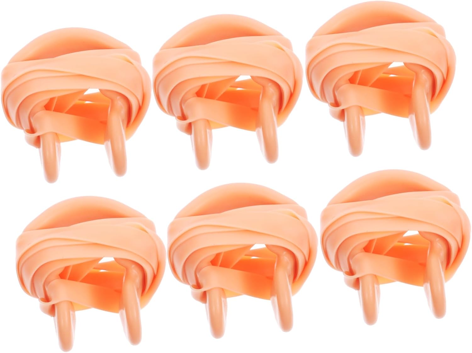 6-Pack Silicone Swimming Nose Clip with Strap Soft and Comfortable Nose Protection for Adults and Kids for Swim Training and Competition