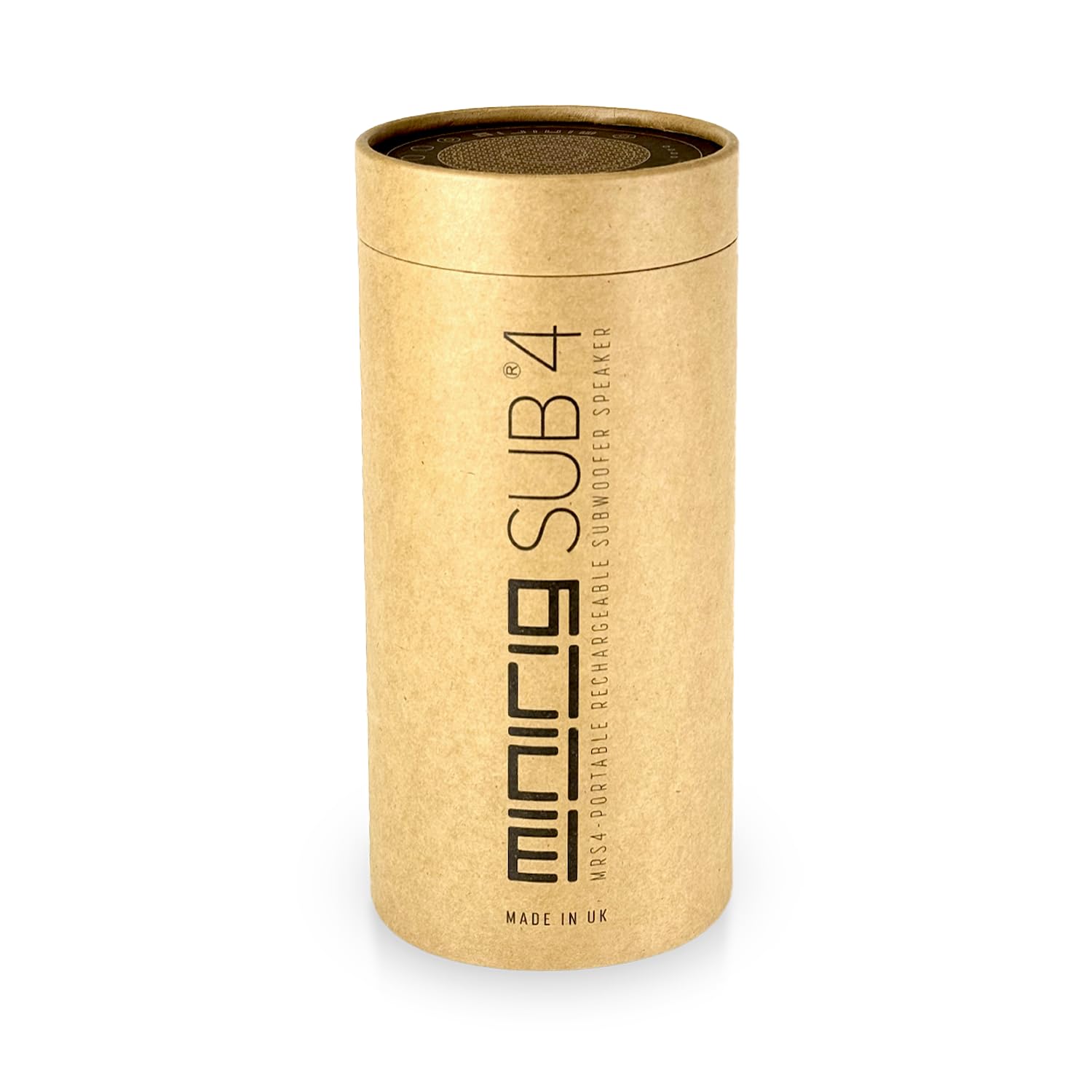 Minirig Subwoofer 4: sistema di altoparlanti wireless con bassi profondi, batteria di 100 ore, sistema audio modulare per Minirig 4, USB-C, driver al neodimio personalizzato, prodotto nel Regno Unito