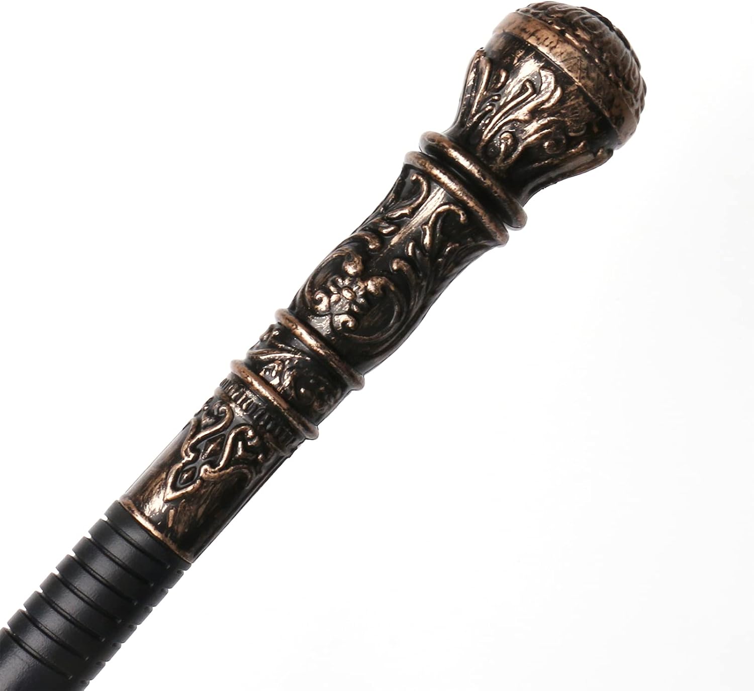 Beurio Antique Bronzed Walking Cane Prop Stick Dress Pimp