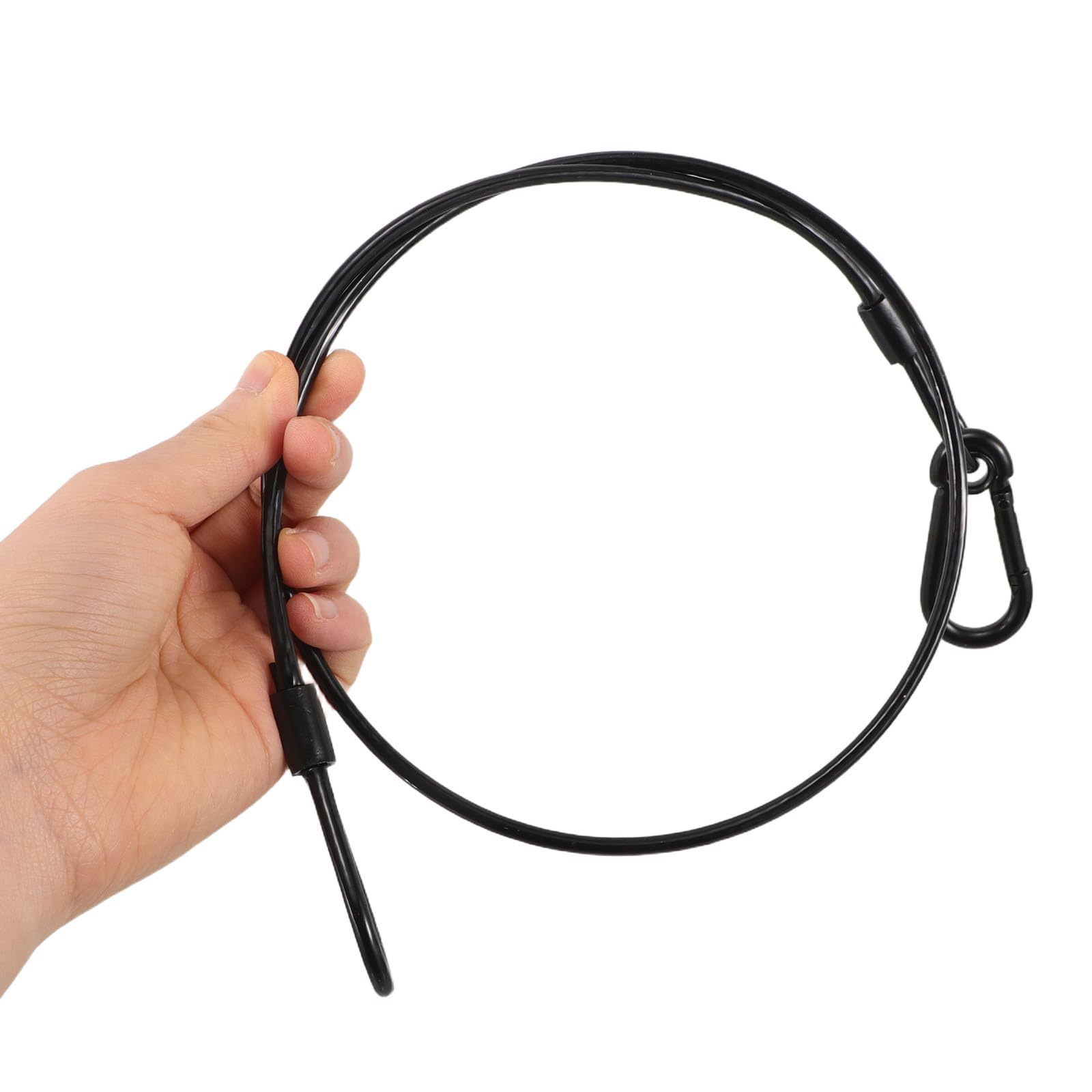 VICASKY 10 Cavi di Sicurezza in Filo D’Acciaio 4Mm Nero per Luci da Palcoscenico Capacità 50 Kg Funi Resistenti per Illuminazione Scenica Professionale e Installazioni Audio
