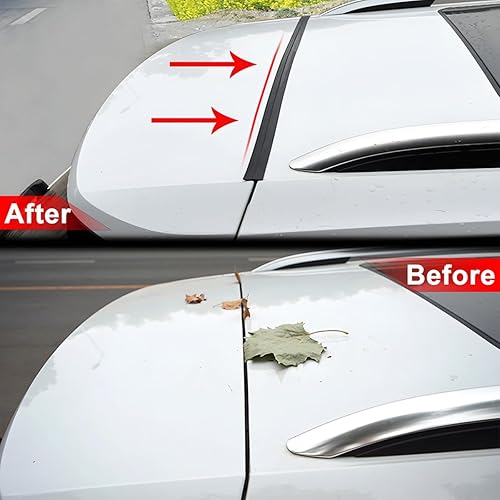 Miniatura 5 de BELOMI Tira de sellado de automóvil de 1.6M5.25 pies para espacio de la tapa del maletero, tira de sellado de goma impermeable a prueba de polvo,