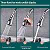 Kitchen Tap Spray Head Attachment 3 Modes 360°Swivel Faucet Extender FM22 M24 Tap Attachment Sink Kitchen Spray Attachment Head Tap Adapter for Kitchen Sink (Silver)