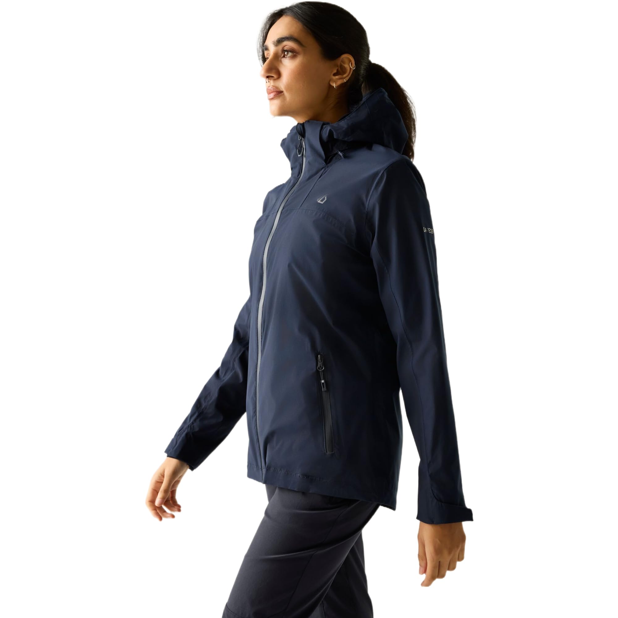 Dare 2b Women's Switch Up III Hiking Jacket, Waterproof Breathable Windproof Walking Coat