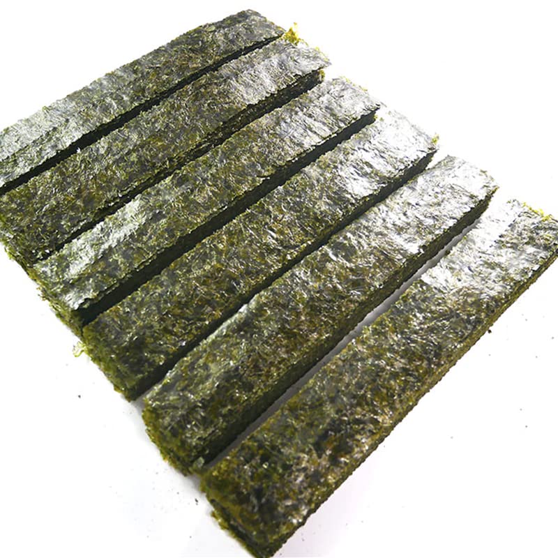 Sushi Nori Lot de 300 feuilles d'algues grillées 6 coupes, 300 feuilles