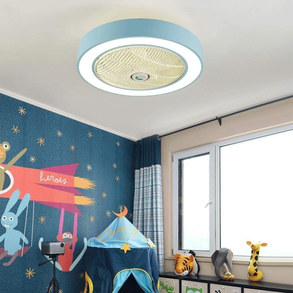 Niewidoczne światło wentylatora Wentylator sufitowy Lampa sufitowa Nowoczesna prostota Lampa sufitowa Ściemnianie LED Wentylator sufitowy z oświetleniem Pilot Cichy Kreatywny Salon Sypialnia