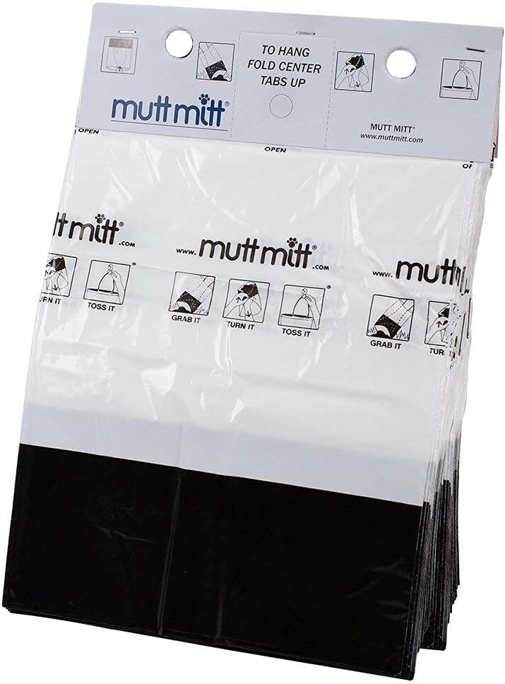 Mutt MittOld listing - New Listing Available - 2-Ply Dog Waste Bags with Thick 2 Mil Mitten - 400 Dog Waste Bags on 4 Dog Waste Bag Station Header